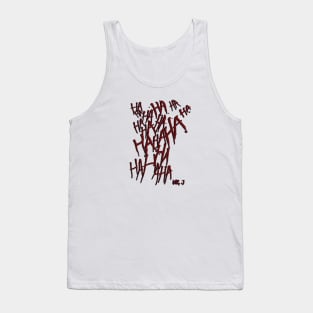 Laughter Red Design Tank Top